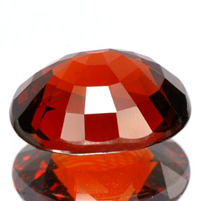 9,17 ctw natürlicher rötlich-orange Spessartit-Garn, Oval Schliff, IF