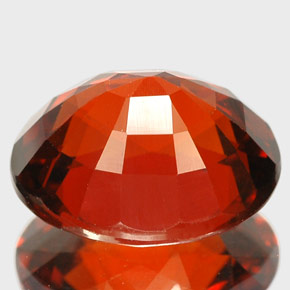 6,01 ctw natürlicher orangefarbener Spessartin, Oval Schliff, IF