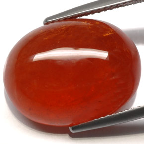 24,88 ctw natürlicher orangefarbener Spessartin, Transparent, Transparent / Lichtdurchlässig