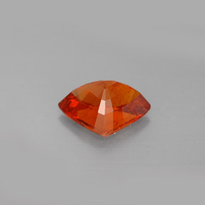 2,57 ctw natürlicher orangefarbener Spessartin, Fantasieschliff, SI