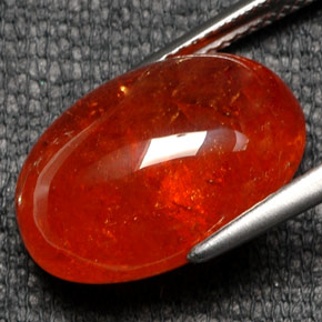 19,29 ctw natürlicher orangefarbener Spessartin, Transparent, Transparent / Lichtdurchlässig