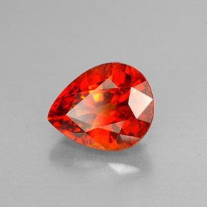 1,91 ctw natürlicher orangefarbener Spessartin, Birnenform, VS