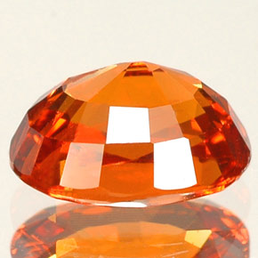 1,74 ctw natürlicher orangefarbener Spessartin, Oval Schliff, VVS-VS