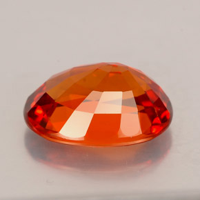 9,17 ctw natürlicher Mandarin-orange Spessartit-Garn, Oval Schliff, VS