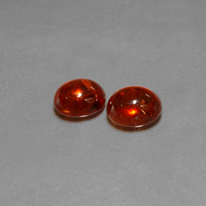  ct natürliche roter Spessartin-Edelsteine, Transparent, Transparent / Lichtdurchlässig