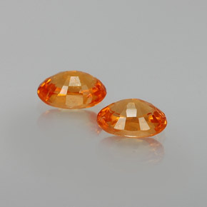  ct natürliche orangefarbener Spessartin-Edelsteine, Oval Schliff, VS