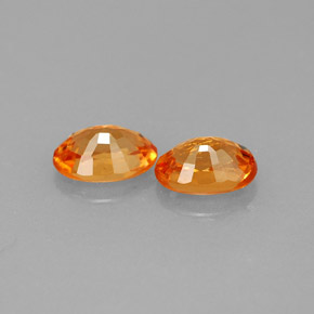  ct natürliche Orange Spessartit-Garn-Edelsteine, Oval Schliff, VS-SI