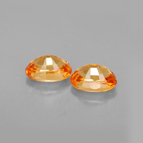  ct natürliche orangefarbener Spessartin-Edelsteine, Oval Schliff, VS-SI