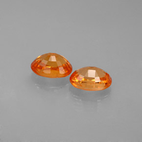  ct natürliche orangefarbener Spessartin-Edelsteine, Oval Schliff, VS