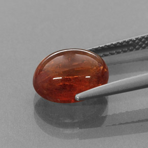 9,17 ctw natürlicher Mandarin-orange Spessartit-Garn, Transparent, Transparent / Lichtdurchlässig