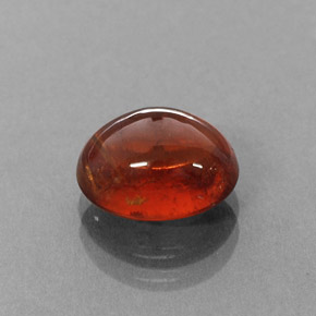 4,35 ctw natürlicher orangefarbener Spessartin, Transparent, Transparent / Lichtdurchlässig