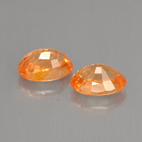  ct natürliche Orange Spessartit-Garn-Edelsteine, Oval Schliff, VS