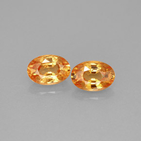  ct natürliche orangefarbener Spessartin-Edelsteine, Oval Schliff, VS-SI