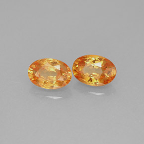  ct natürliche orangefarbener Spessartin-Edelsteine, Oval Schliff, VS-SI