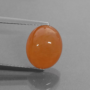 9,17 ctw natürlicher Orange Spessartit-Garn, Transparent, Transparent / Lichtdurchlässig