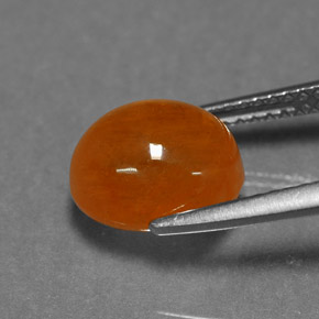 6,24 ctw natürlicher orangefarbener Spessartin, Transparent, Transparent / Lichtdurchlässig