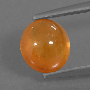 1,88 ctw natürlicher orangefarbener Spessartin, Oval Schliff, Lichtdurchlässig