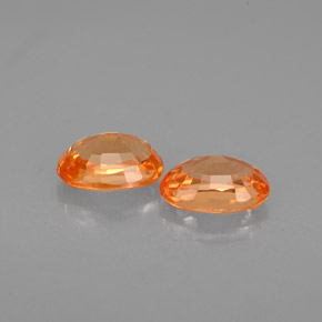  ct natürliche Mandarinenorange Spessartin-Edelsteine, Oval Schliff, VS