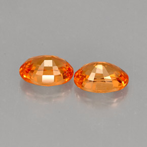  ct natürliche Orange Spessartit-Garn-Edelsteine, Oval Schliff, VS