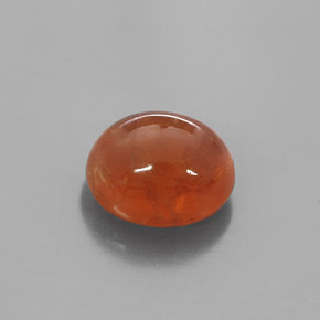 6,14 ctw natürlicher orangefarbener Spessartin, Transparent, Transparent / Lichtdurchlässig