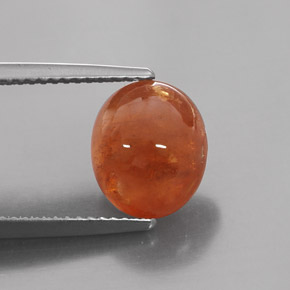 6,14 ctw natürlicher orangefarbener Spessartin, Transparent, Transparent / Lichtdurchlässig