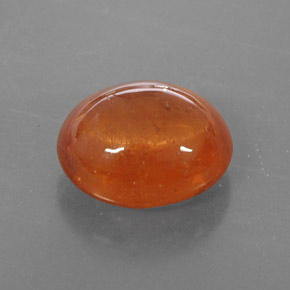 6,01 ctw natürlicher orangefarbener Spessartin, Transparent, Transparent / Lichtdurchlässig