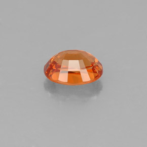 9,17 ctw natürlicher Mandarin-orange Spessartit-Garn, Oval Schliff, VVS-VS
