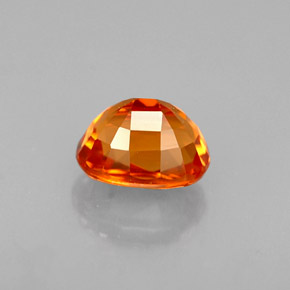 0,80 ctw natürlicher orangefarbener Spessartin, Oval Schliff, VVS
