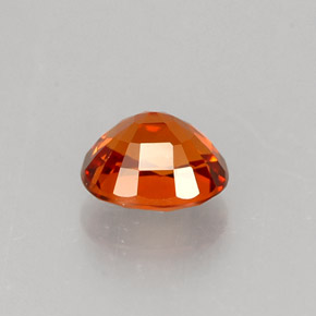 0,83 ctw natürlicher orangefarbener Spessartin, Oval Schliff, VVS-VS