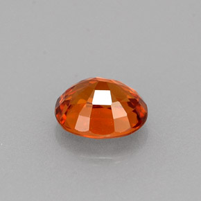 0,88 ctw natürlicher orangefarbener Spessartin, Oval Schliff, VVS-VS