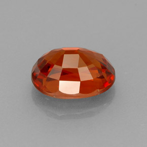 1,33 ctw natürlicher orangefarbener Spessartin, Oval Schliff, VS
