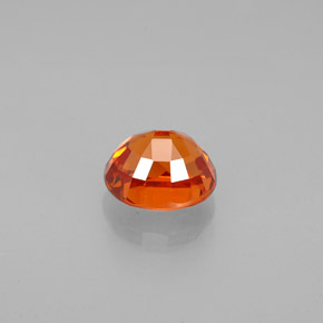 1,37 ctw natürlicher orangefarbener Spessartin, Oval Schliff, VVS