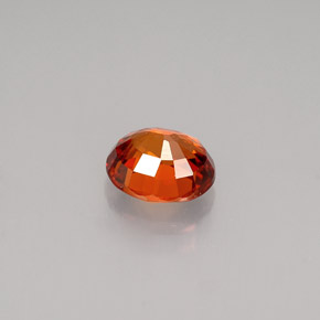 0,91 ctw natürlicher orangefarbener Spessartin, Oval Schliff, VVS