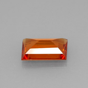 1,38 ctw natürlicher orangefarbener Spessartin, Baguette, VS