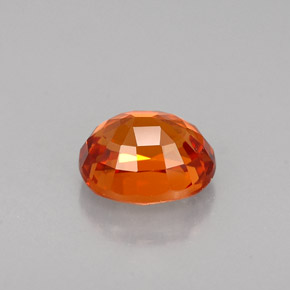1,43 ctw natürlicher orangefarbener Spessartin, Oval Schliff, VVS-VS