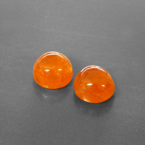  ct natürliche Mandarin-orange Spessartit-Garn-Edelsteine, Transparent, Transparent / Lichtdurchlässig