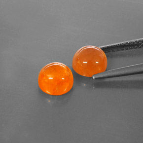  ct natürliche Mandarin-orange Spessartit-Garn-Edelsteine, Transparent, Transparent / Lichtdurchlässig