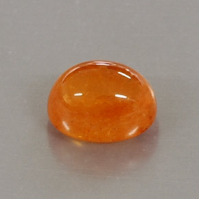 3,98 ctw natürlicher orangefarbener Spessartin, Transparent, Transparent / Lichtdurchlässig