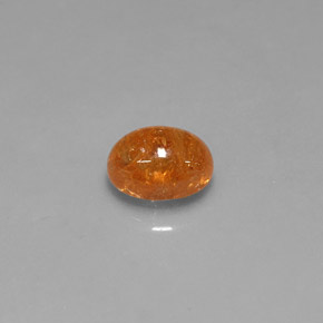 2,45 ctw natürlicher orangefarbener Spessartin, Transparent, Transparent / Lichtdurchlässig