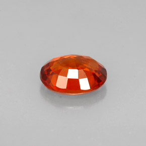 1,29 ctw natürlicher orangefarbener Spessartin, Oval Schliff, VVS-VS