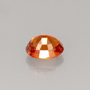 1,43 ctw natürlicher orangefarbener Spessartin, Oval Schliff, VVS-VS