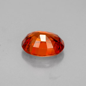 9,17 ctw natürlicher Mandarin-orange Spessartit-Garn, Oval Schliff, VVS-VS