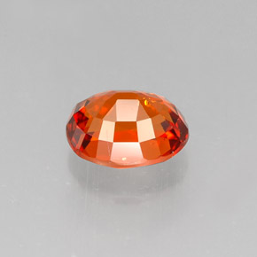 1,31 ctw natürlicher orangefarbener Spessartin, Oval Schliff, VVS-VS