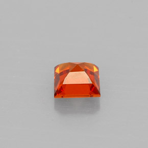 9,17 ctw natürlicher Mandarin-orange Spessartit-Garn, Quadrat, VVS