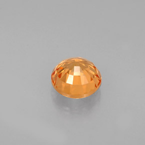 0,84 ctw natürlicher orangefarbener Spessartin, Rundschliff, VS