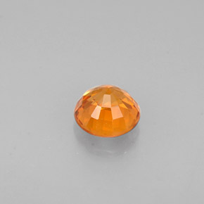 0,63 ctw natürlicher orangefarbener Spessartin, Rundschliff, VVS