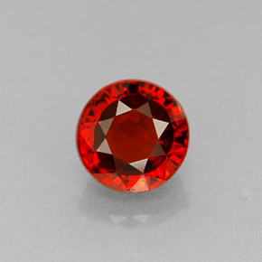 0,95 ctw natürlicher orangefarbener Spessartin, Rundschliff, VS
