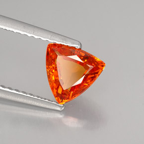 1,25 ctw natürlicher orangefarbener Spessartin, Trillion, VS-SI