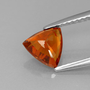 1,34 ctw natürlicher orangefarbener Spessartin, Trillion, SI