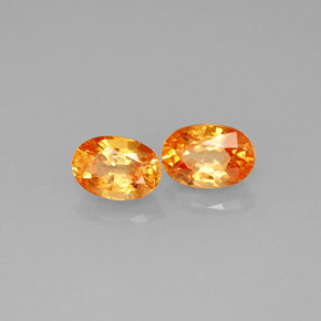  ct natürliche orangefarbener Spessartin-Edelsteine, Oval Schliff, VS-SI